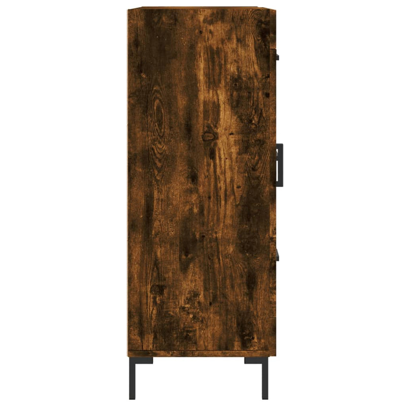 vidaXL füstös tölgy színű szerelt fa tálalószekrény 69,5 x 34 x 90 cm