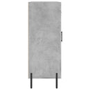 vidaXL betonszürke szerelt fa tálalószekrény 69,5 x 34 x 90 cm