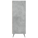 vidaXL betonszürke szerelt fa könyvespolc 69,5 x 32,5 x 90 cm