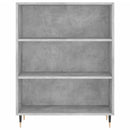 vidaXL betonszürke szerelt fa könyvespolc 69,5 x 32,5 x 90 cm