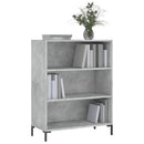 vidaXL betonszürke szerelt fa könyvespolc 69,5 x 32,5 x 90 cm