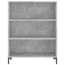 vidaXL betonszürke szerelt fa könyvespolc 69,5 x 32,5 x 90 cm