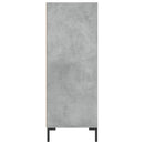 vidaXL betonszürke szerelt fa könyvespolc 69,5 x 32,5 x 90 cm