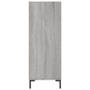 vidaXL szürke sonoma színű szerelt fa könyvespolc 69,5 x 32,5 x 90 cm