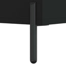 vidaXL fekete szerelt fa polcos szekrény 69,5 x 32,5 x 90 cm