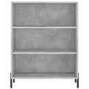 vidaXL betonszürke szerelt fa polcos szekrény 69,5 x 32,5 x 90 cm