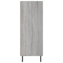 vidaXL szürke sonoma színű szerelt fa polcos szekrény 69,5x32,5x90 cm