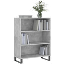 vidaXL betonszürke szerelt fa polcos szekrény 69,5 x 32,5 x 90 cm
