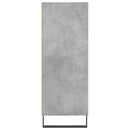 vidaXL betonszürke szerelt fa polcos szekrény 69,5 x 32,5 x 90 cm
