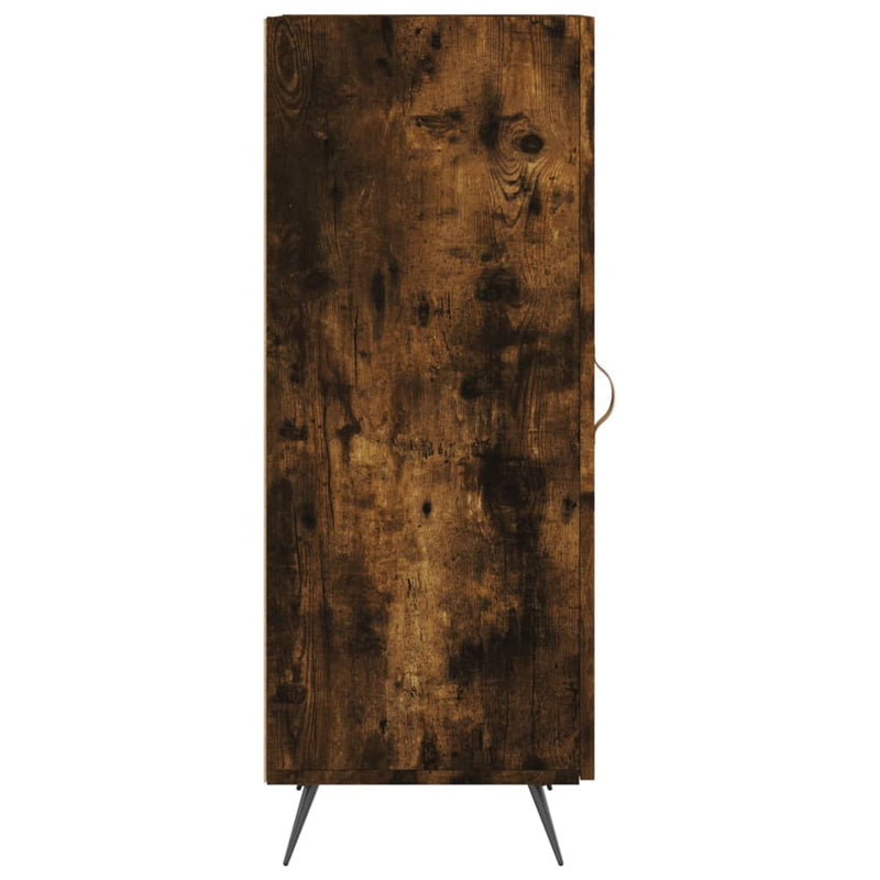 vidaXL füstös tölgy színű szerelt fa tálalószekrény 34,5 x 34 x 90 cm