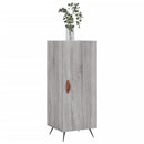 vidaXL szürke sonoma színű szerelt fa tálalószekrény 34,5 x 34 x 90 cm