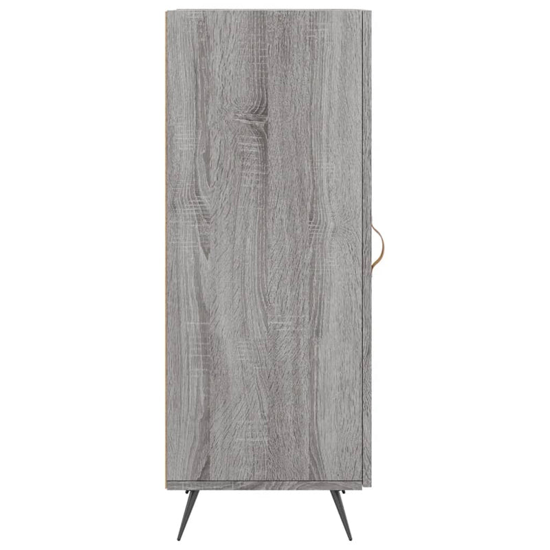 vidaXL szürke sonoma színű szerelt fa tálalószekrény 34,5 x 34 x 90 cm