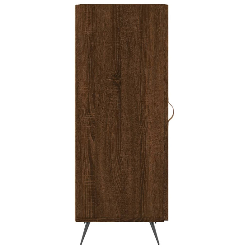 vidaXL barna tölgy színű szerelt fa tálalószekrény 34,5 x 34 x 90 cm