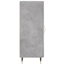 vidaXL betonszürke szerelt fa tálalószekrény 34,5 x 34 x 90 cm