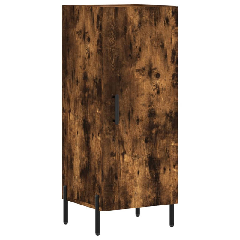 vidaXL füstös tölgy színű szerelt fa tálalószekrény 34,5 x 34 x 90 cm