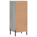 vidaXL szürke sonoma színű szerelt fa tálalószekrény 34,5 x 34 x 90 cm