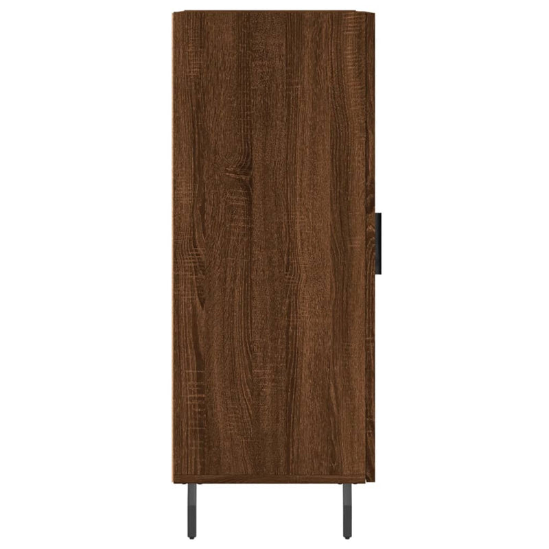 vidaXL barna tölgy színű szerelt fa tálalószekrény 34,5 x 34 x 90 cm