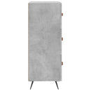 vidaXL betonszürke szerelt fa tálalószekrény 34,5 x 34 x 90 cm