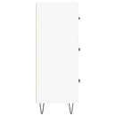 vidaXL fehér szerelt fa tálalóasztal 34,5 x 34 x 90 cm