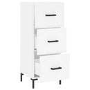 vidaXL fehér szerelt fa tálalóasztal 34,5 x 34 x 90 cm