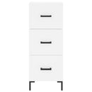 vidaXL fehér szerelt fa tálalóasztal 34,5 x 34 x 90 cm