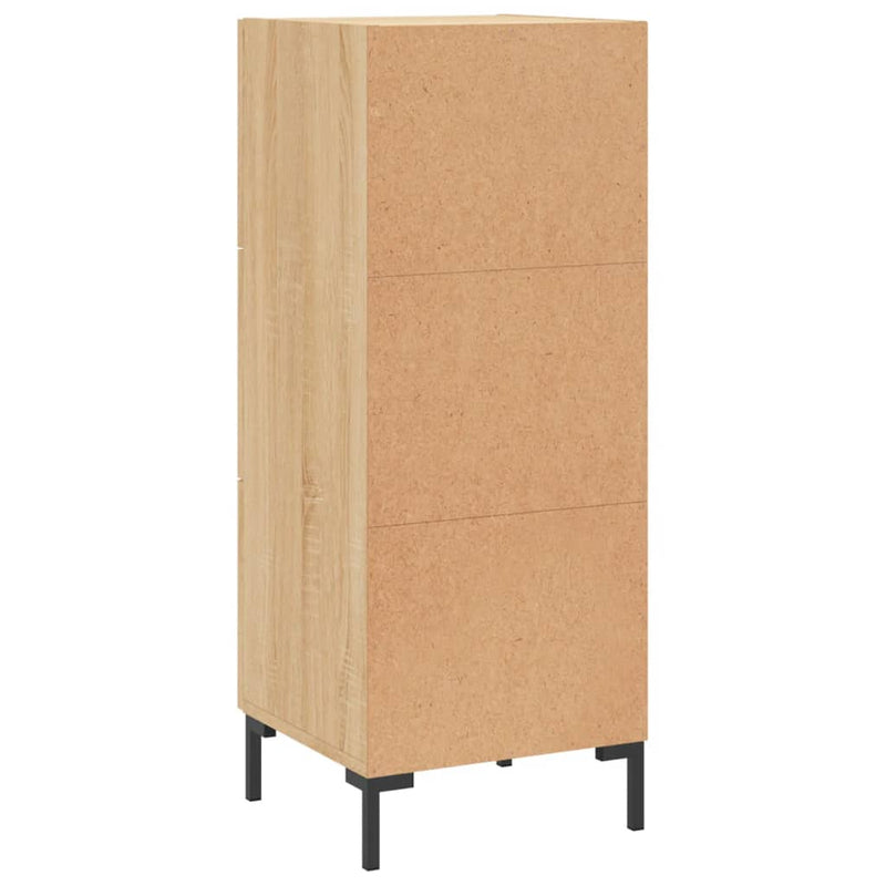 vidaXL sonoma tölgy színű szerelt fa tálalóasztal 34,5 x 34 x 90 cm