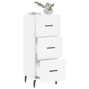 vidaXL fehér szerelt fa tálalóasztal 34,5 x 34 x 90 cm