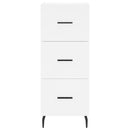 vidaXL fehér szerelt fa tálalóasztal 34,5 x 34 x 90 cm