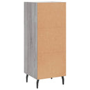 vidaXL szürke sonoma színű szerelt fa tálalószekrény 34,5 x 34 x 90 cm