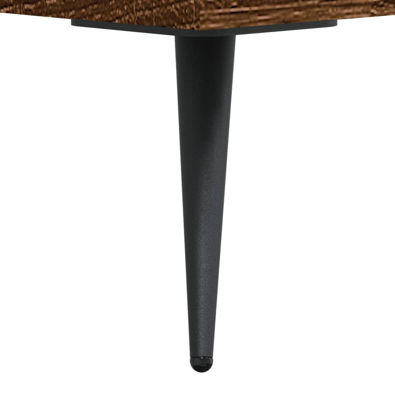 vidaXL barna tölgy színű szerelt fa tálalószekrény 34,5 x 34 x 90 cm