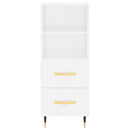 vidaXL fehér szerelt fa tálalóasztal 34,5 x 34 x 90 cm