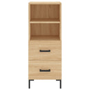 vidaXL sonoma tölgy színű szerelt fa tálalóasztal 34,5 x 34 x 90 cm