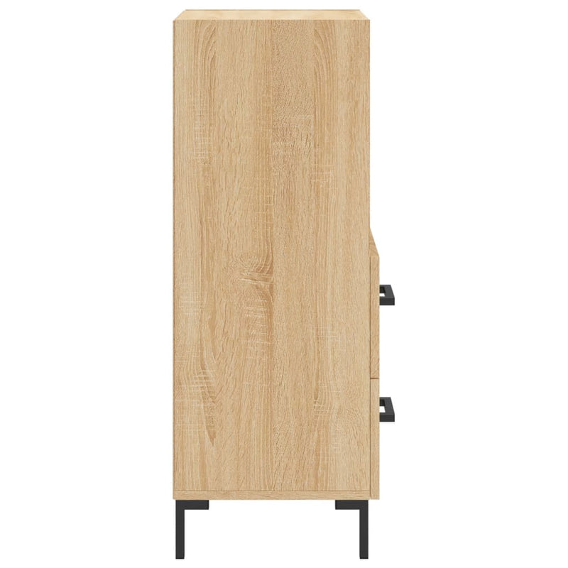 vidaXL sonoma tölgy színű szerelt fa tálalóasztal 34,5 x 34 x 90 cm