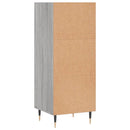 vidaXL szürke sonoma színű szerelt fa tálalószekrény 34,5x32,5x90 cm