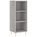 vidaXL szürke sonoma színű szerelt fa tálalószekrény 34,5x32,5x90 cm