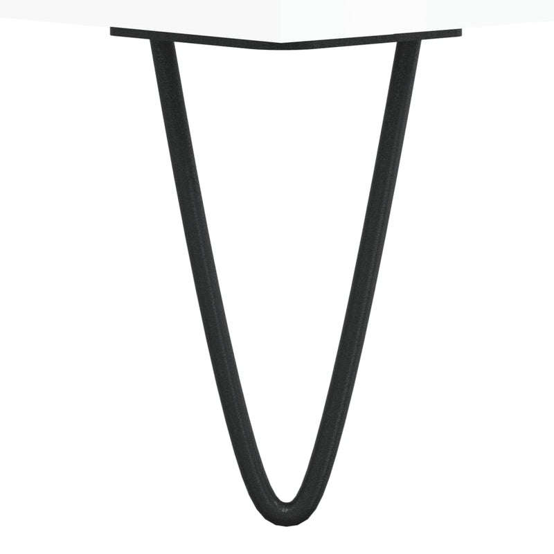 vidaXL magasfényű fehér szerelt fa tálalószekrény 34,5 x 32,5 x 90 cm