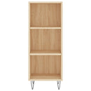 vidaXL sonoma tölgy színű szerelt fa tálalószekrény 34,5x32,5x90 cm