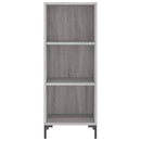 vidaXL szürke sonoma színű szerelt fa tálalószekrény 34,5x32,5x90 cm
