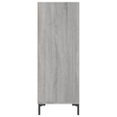 vidaXL szürke sonoma színű szerelt fa tálalószekrény 34,5x32,5x90 cm