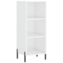 vidaXL magasfényű fehér szerelt fa tálalószekrény 34,5 x 32,5 x 90 cm