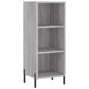 vidaXL szürke sonoma színű szerelt fa tálalószekrény 34,5x32,5x90 cm