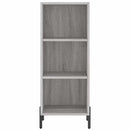 vidaXL szürke sonoma színű szerelt fa tálalószekrény 34,5x32,5x90 cm