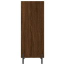 vidaXL barna tölgyszínű szerelt fa tálalószekrény 34,5 x 32,5 x 90 cm