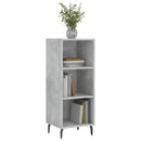 vidaXL betonszürke szerelt fa tálalószekrény 34,5 x 32,5 x 90 cm