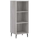 vidaXL szürke sonoma színű szerelt fa tálalószekrény 34,5x32,5x90 cm
