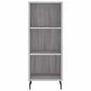 vidaXL szürke sonoma színű szerelt fa tálalószekrény 34,5x32,5x90 cm