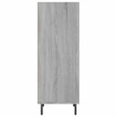 vidaXL szürke sonoma színű szerelt fa tálalószekrény 34,5x32,5x90 cm