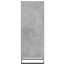 vidaXL betonszürke szerelt fa tálalószekrény 34,5 x 32,5 x 90 cm
