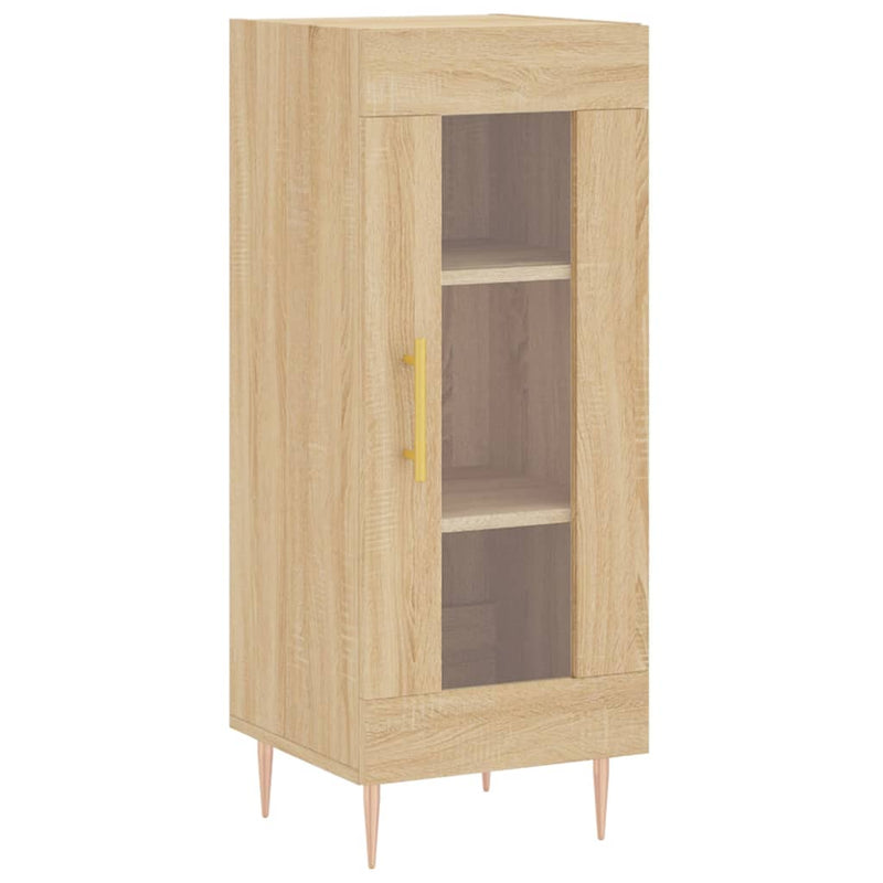 vidaXL sonoma tölgy színű szerelt fa tálalóasztal 34,5 x 34 x 90 cm