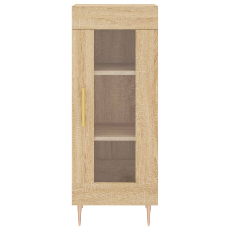 vidaXL sonoma tölgy színű szerelt fa tálalóasztal 34,5 x 34 x 90 cm